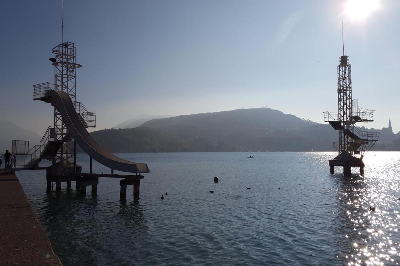 Le Grand Large - Apartment Parking & Balcony By The Lake Modern Bright アヌシー エクステリア 写真